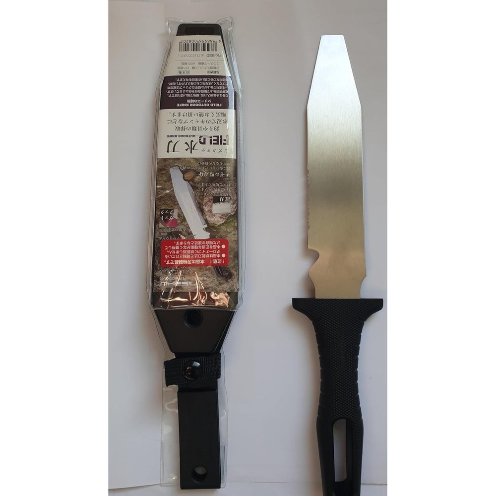 Nisaku No. 8214 Field Hori Knife with Black Grip, view 3